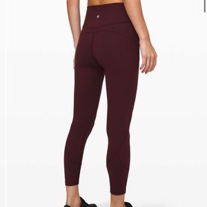 Lululemon In Movement Tight 25" *Everlux